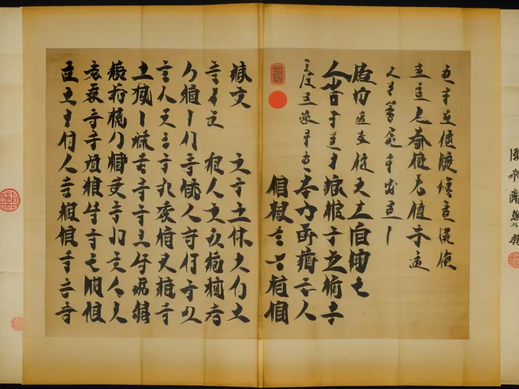 Un antiguo manuscrito japonés desgastado muestra la sabiduría y destreza de los samuráis