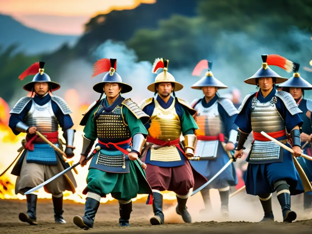 Recreación de batallas históricas samurái con intensidad y autenticidad en el festival Shingenko Matsuri