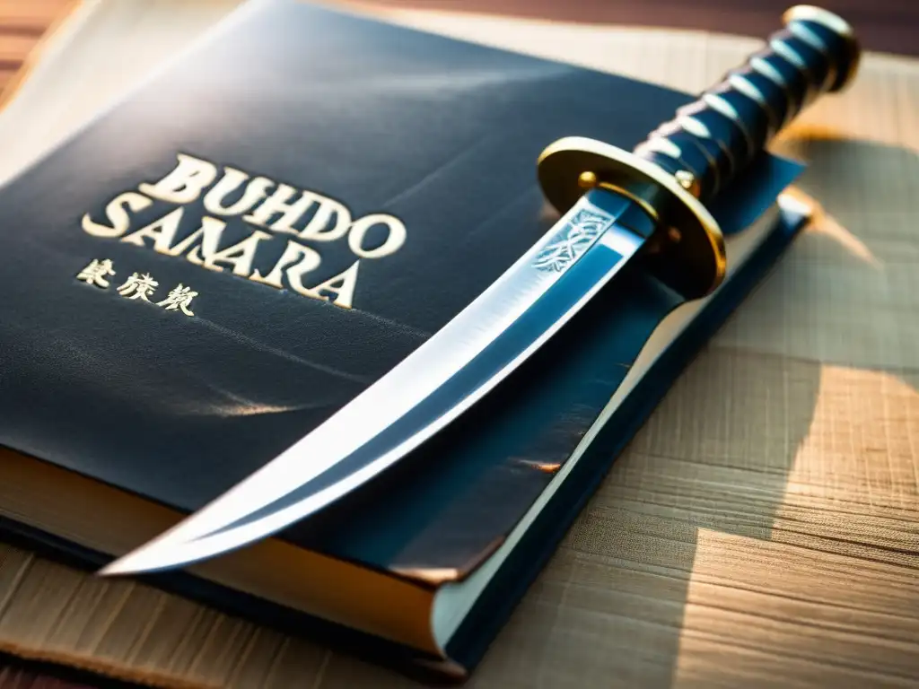 El brillo del katana sobre 'Bushido' evoca la comparación honor samuráis vaqueros