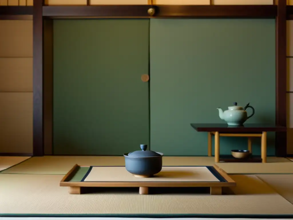 Una ceremonia del té japonesa con estética efímera y filosofía samurái