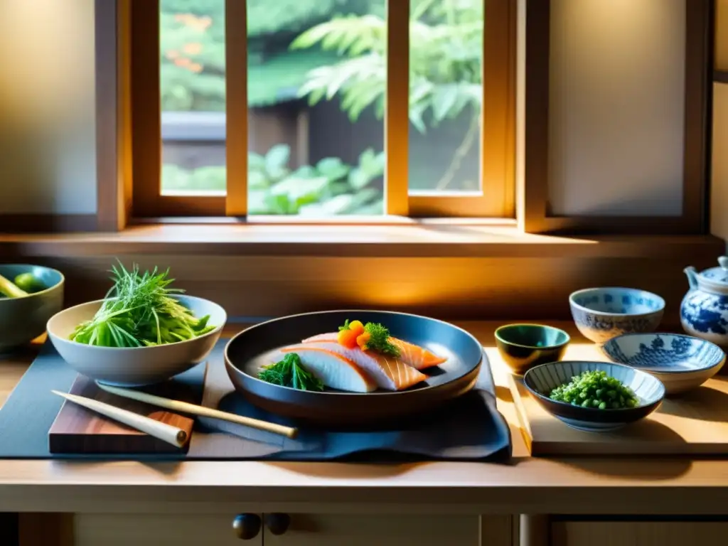 Una cocina japonesa tradicional con influencia en la gastronomía moderna samurái