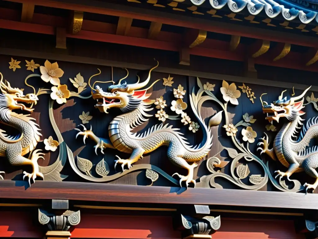 Detalles impresionantes del Mausoleo de Tokugawa Ieyasu en Nikko, mostrando la tradición samurái