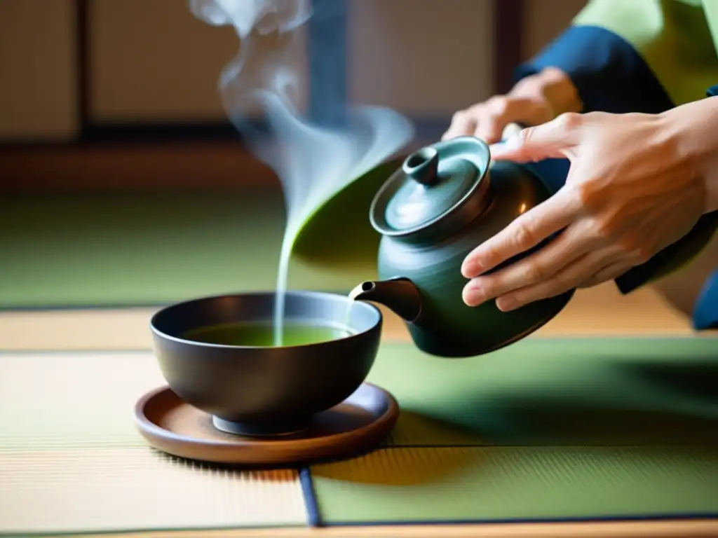 Una hermosa ceremonia del té japonés, con la filosofía samurái y estética efímera en cada detalle