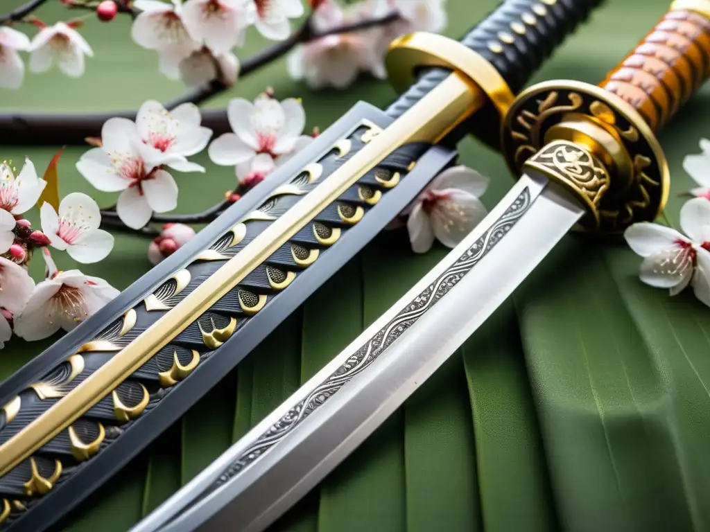 Una katana del período Kamakura, con detallados grabados y metalurgia