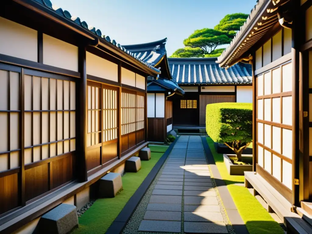 Legado samurái en Kanazawa: Calles estrechas de Nagamachi con casas tradicionales, arquitectura de madera y ambiente sereno