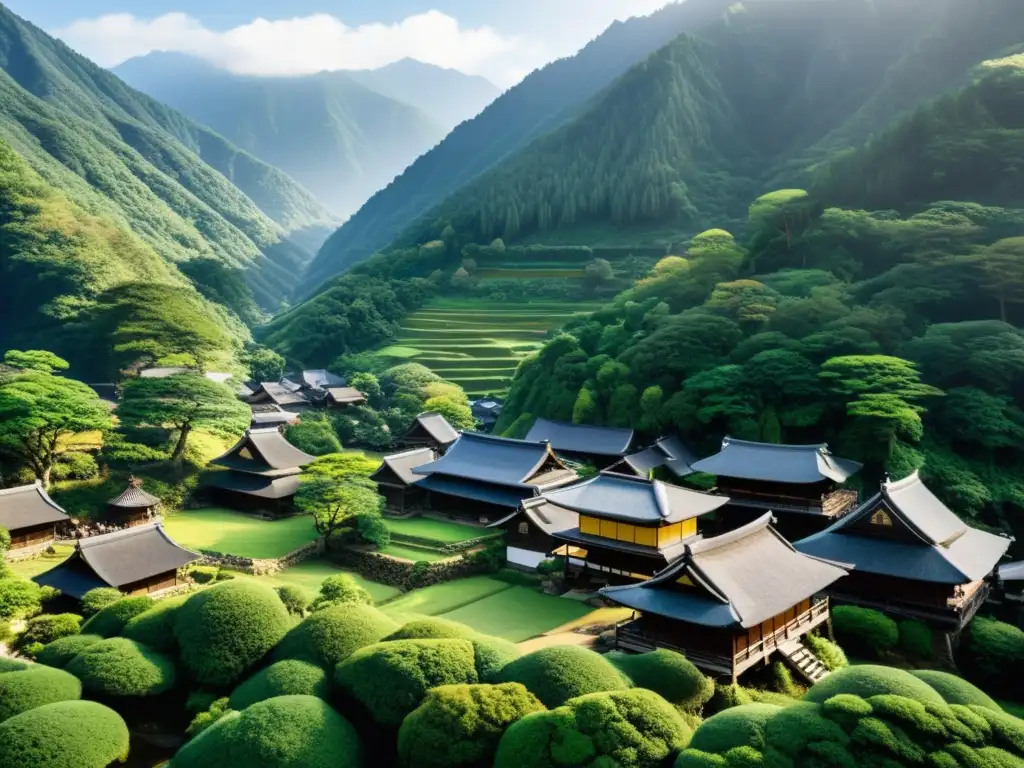 Un misterioso pueblo Kakure Kirishitan oculto entre las montañas neblinosas de Japón