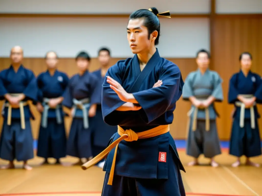 Chiba Shusaku dirige una intensa sesión de entrenamiento en su renombrado dojo de Kendo, mostrando su experticia y la tradición del arte marcial
