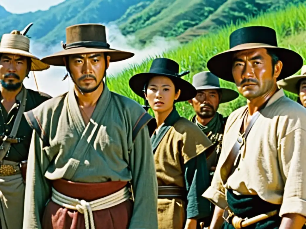 Comparación visual de samuráis en cine: adaptaciones culturales en 'Seven Samurai' y 'The Magnificent Seven